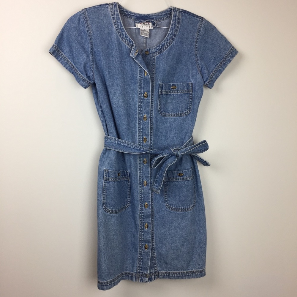 Vintage Talbot’s Denim Short Sleeve Dress -fits 2P